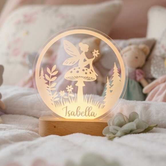 Fairy Night Light – Personalized LED Fantasy Room Decor - Picture 8 of 8